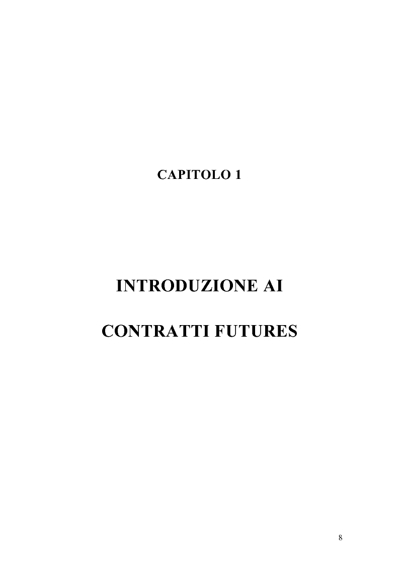 Anteprima della tesi: Il mercato italiano degli stock futures, Pagina 4
