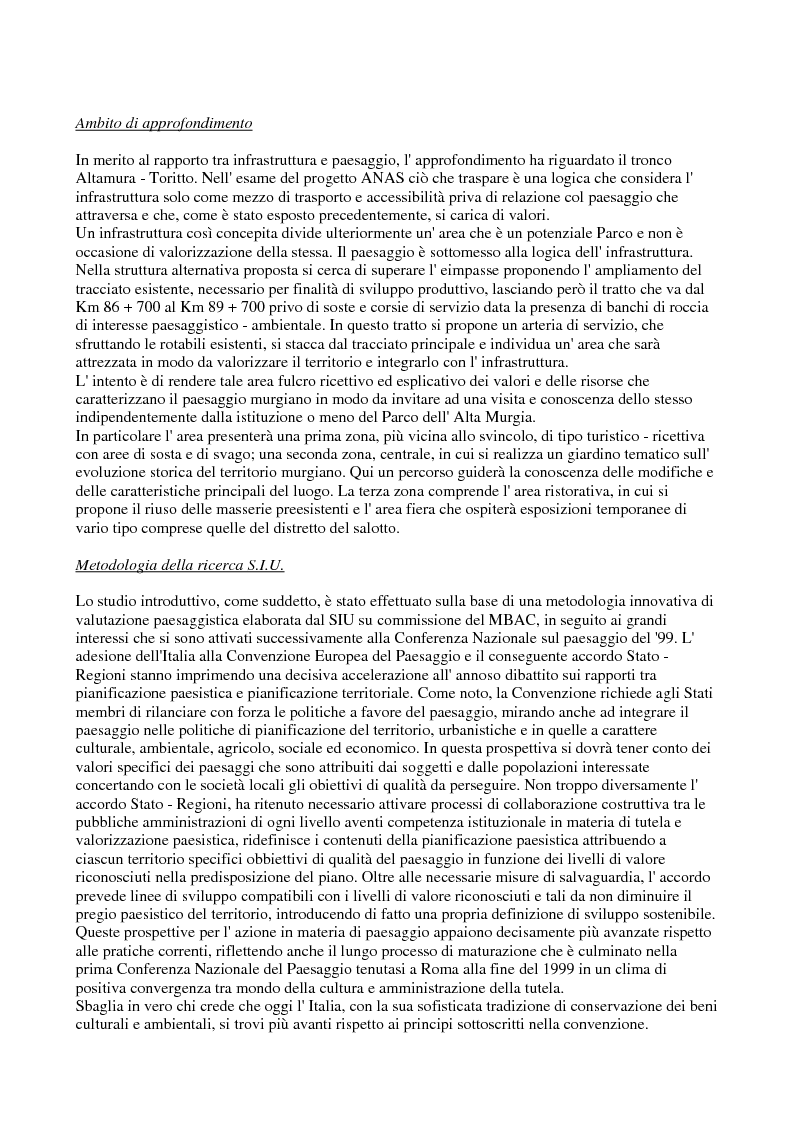 Anteprima della tesi: Riprogettazione sostenibile della S.S.96-Barese, Pagina 3