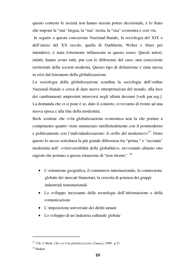 Anteprima della tesi: I luoghi di consumo nella società globale, Pagina 14