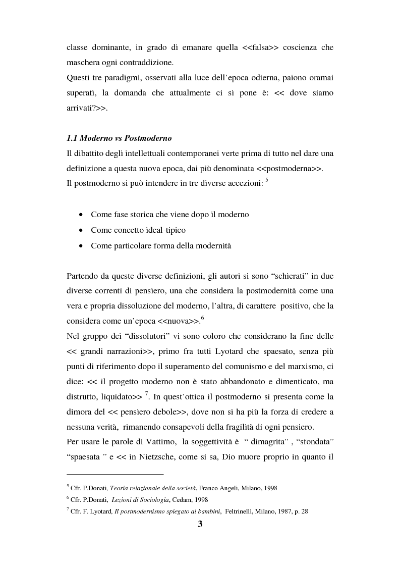 Anteprima della tesi: I luoghi di consumo nella società globale, Pagina 7