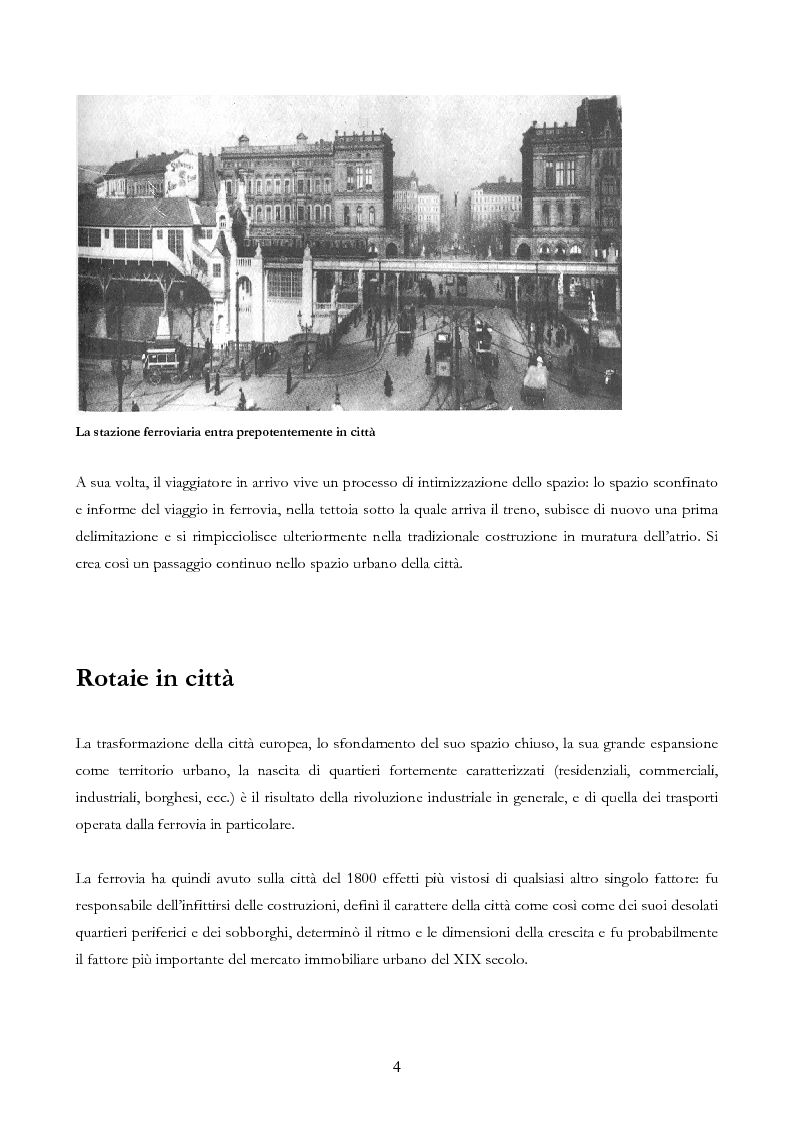 Anteprima della tesi: Infrastruttura e Territorio: analisi storica del rapporto tra ferrovia e spazio abitato, Pagina 4