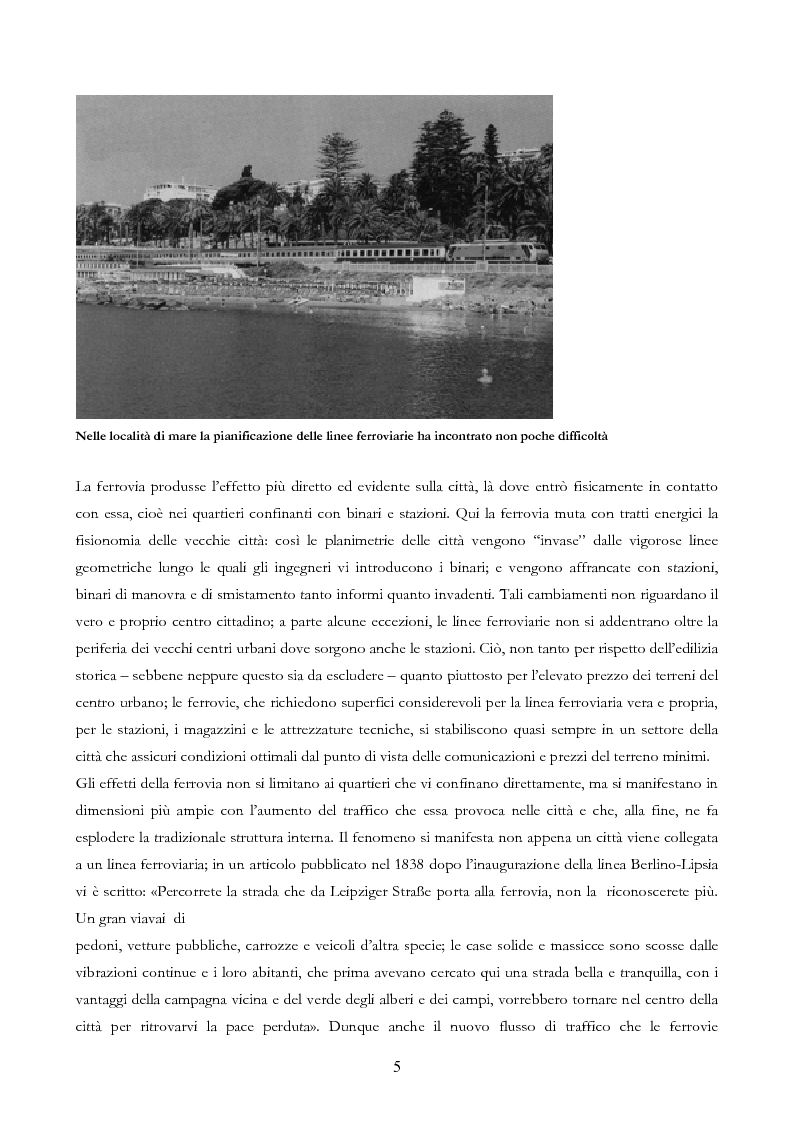Anteprima della tesi: Infrastruttura e Territorio: analisi storica del rapporto tra ferrovia e spazio abitato, Pagina 5