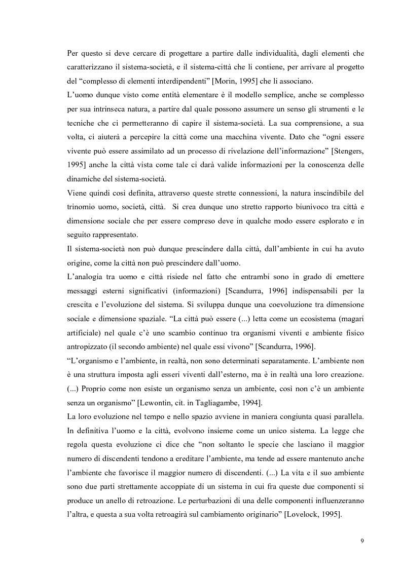 Anteprima della tesi: La dimensione sociale della città: rappresentazione reticolare degli assetti evolutivi mediante automi cellulari. Il caso Ogliastra., Pagina 5
