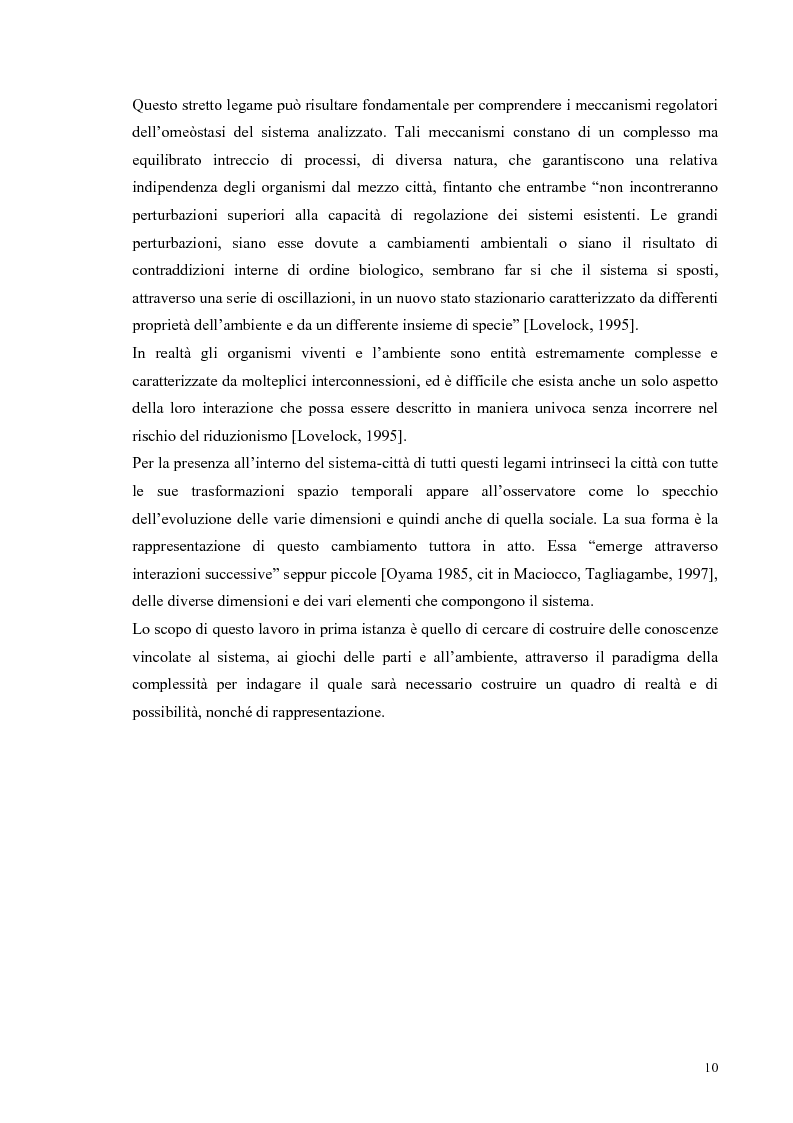 Anteprima della tesi: La dimensione sociale della città: rappresentazione reticolare degli assetti evolutivi mediante automi cellulari. Il caso Ogliastra., Pagina 6