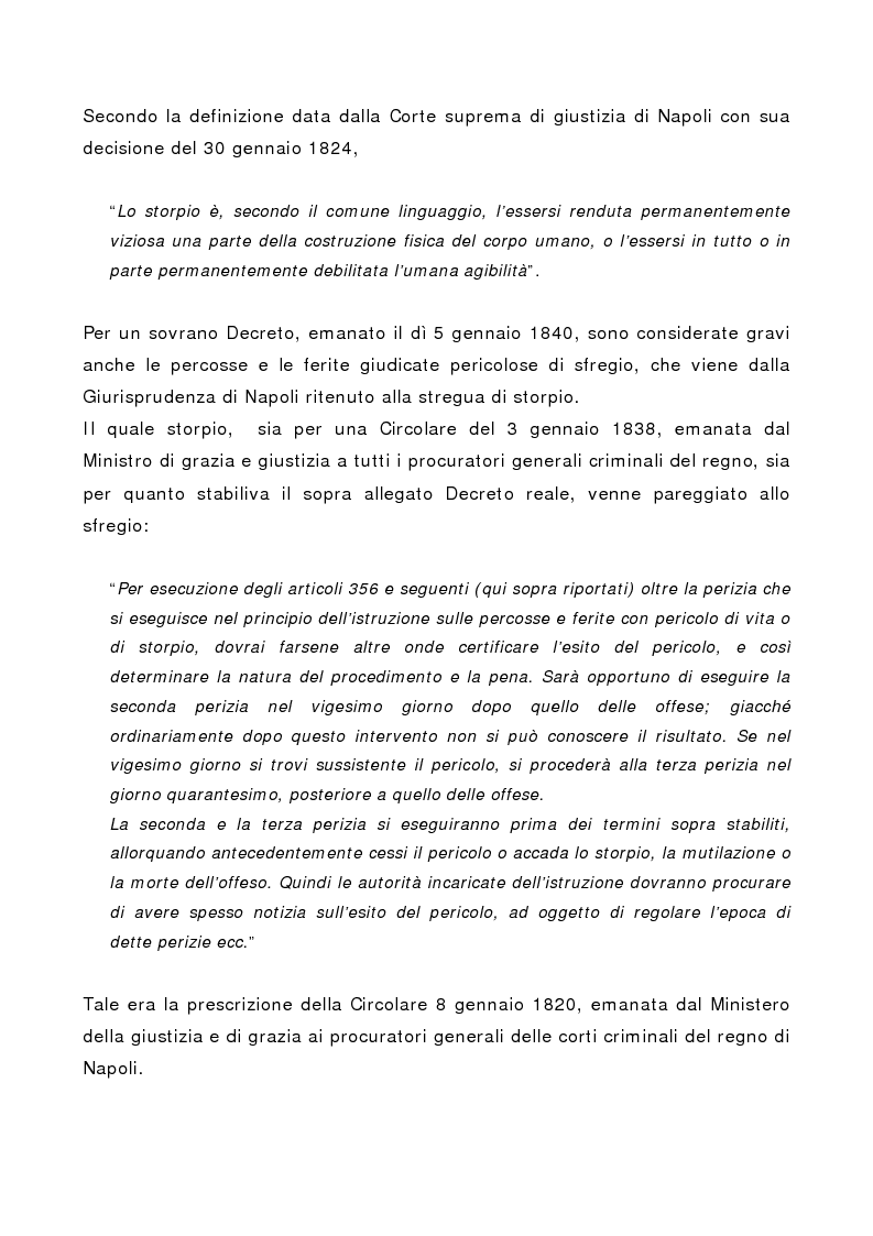 Anteprima della tesi: L'indebolimento permanente di un senso o di un organo nelle lesioni personali, Pagina 9