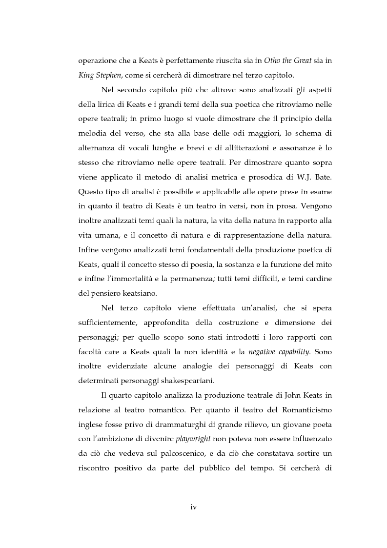 Anteprima della tesi: Il Teatro di John Keats, Pagina 2