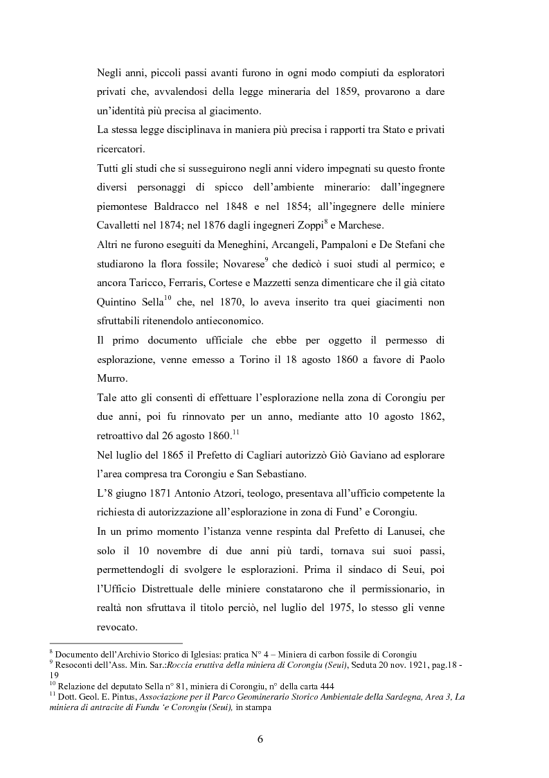 Anteprima della tesi: Storia e storia operaia della miniera di Seui, Pagina 6
