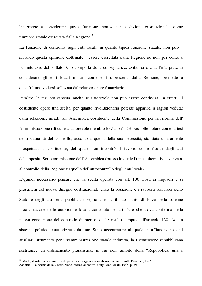 Anteprima della tesi: Il sistema dei controlli sui comuni, Pagina 13