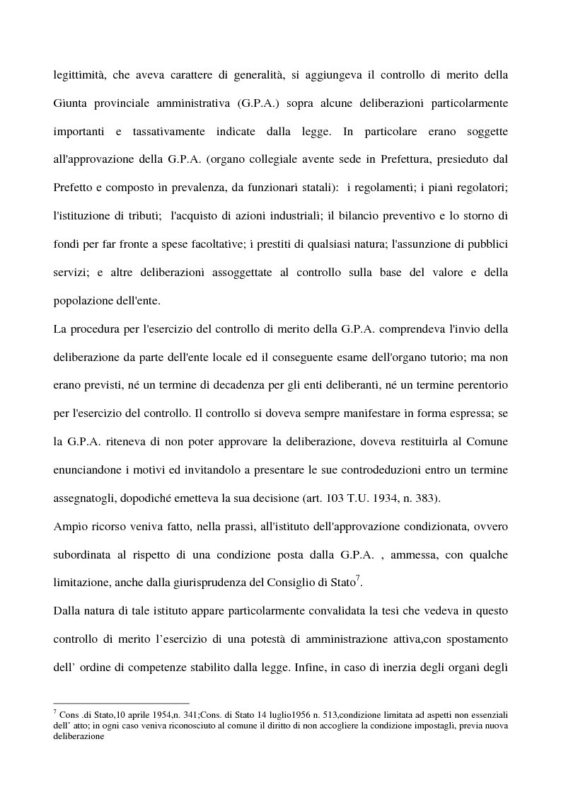 Anteprima della tesi: Il sistema dei controlli sui comuni, Pagina 8