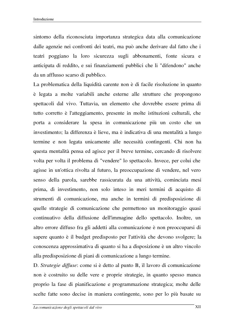 Anteprima della tesi: La comunicazione degli spettacoli dal vivo, Pagina 12