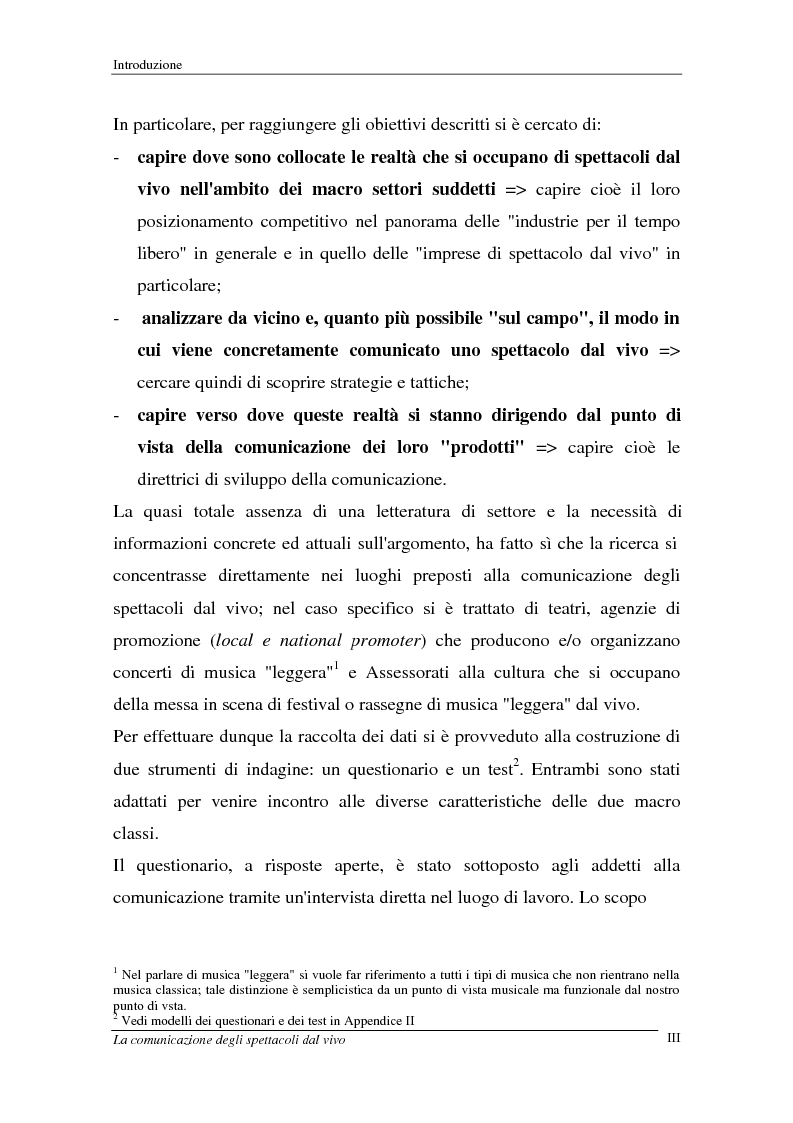 Anteprima della tesi: La comunicazione degli spettacoli dal vivo, Pagina 3