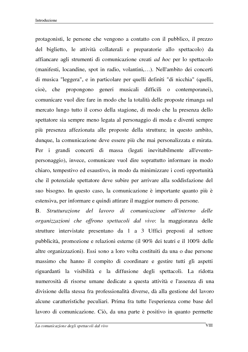 Anteprima della tesi: La comunicazione degli spettacoli dal vivo, Pagina 8