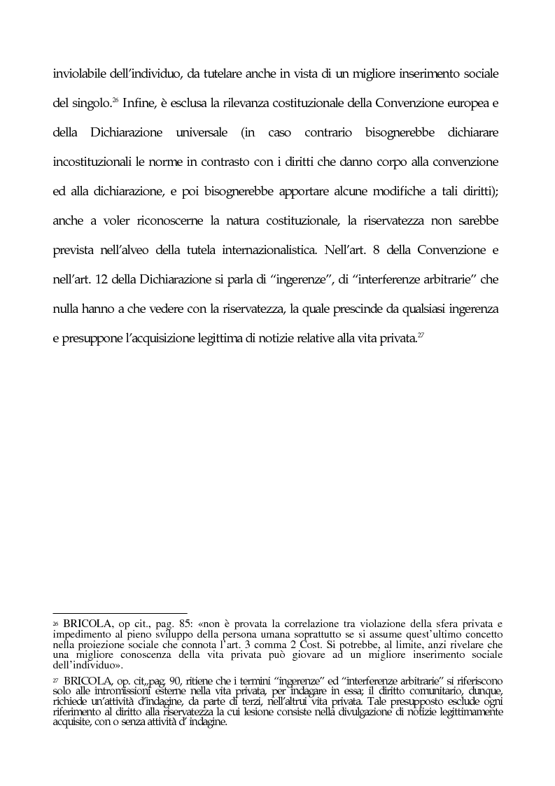 Anteprima della tesi: La tutela penale della privacy, Pagina 14