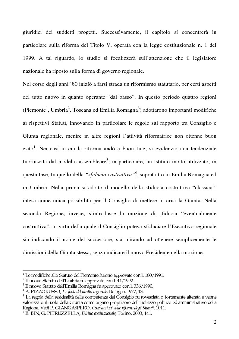 Anteprima della tesi: La potestà statutaria: il caso Calabria, Pagina 2