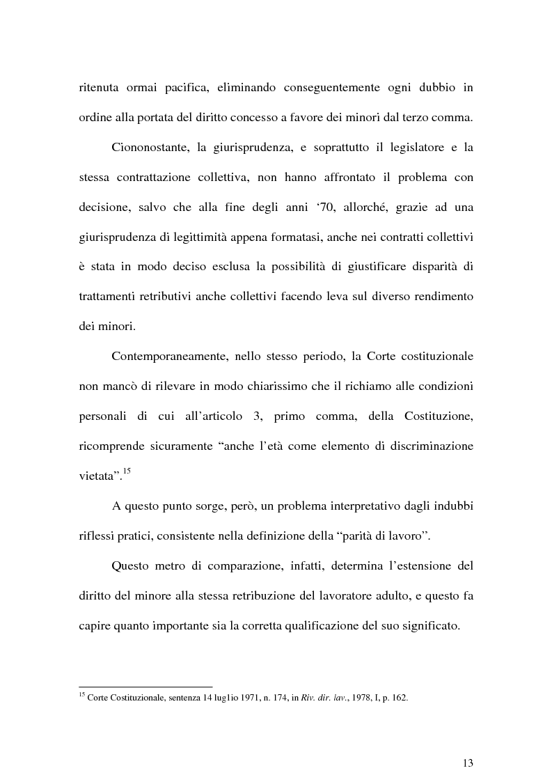 Anteprima della tesi: Il Lavoro dei minori e l'Apprendistato, Pagina 12