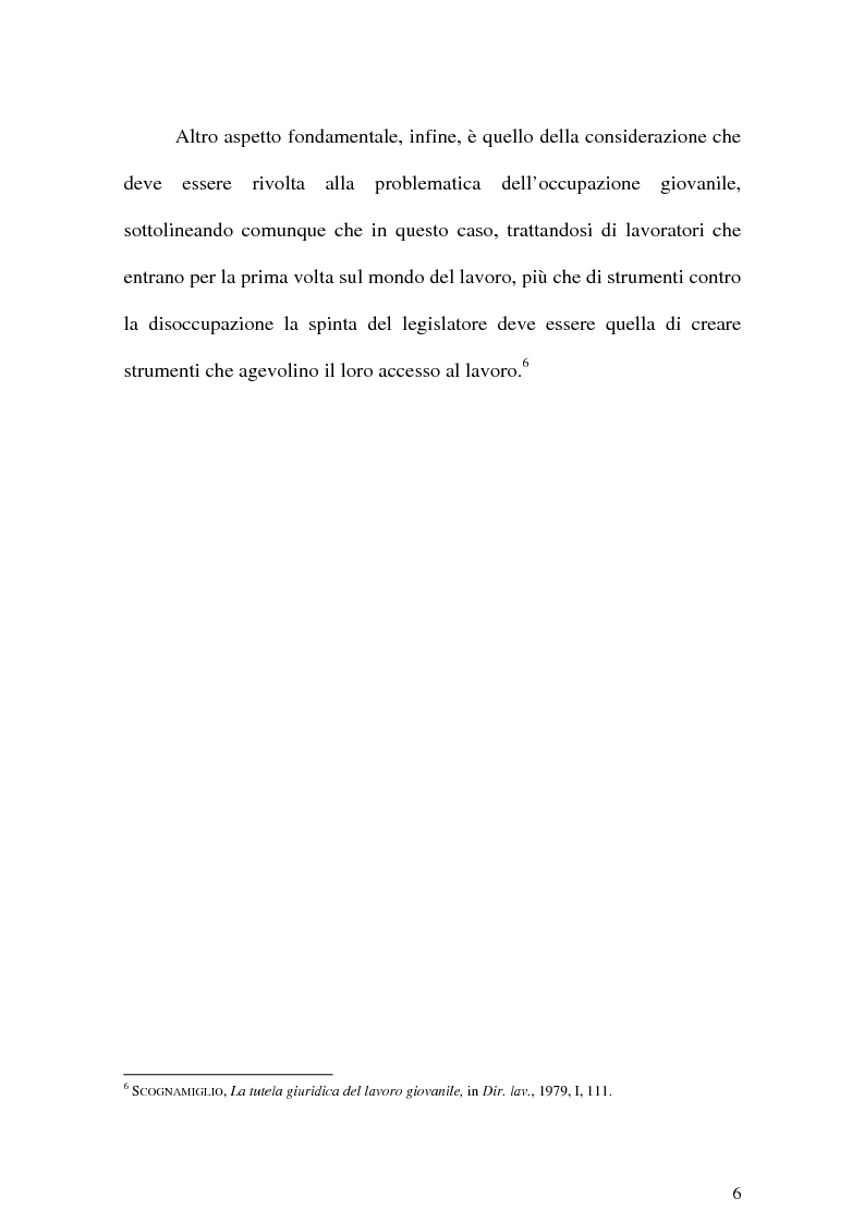 Anteprima della tesi: Il Lavoro dei minori e l'Apprendistato, Pagina 5